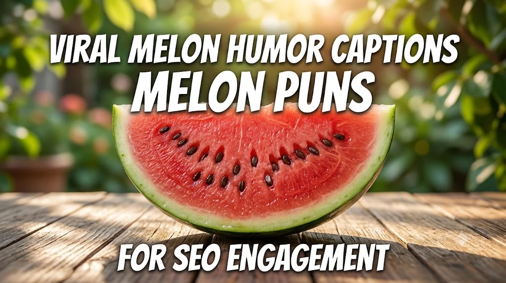 Viral melon humor captions for SEO engagement melon puns