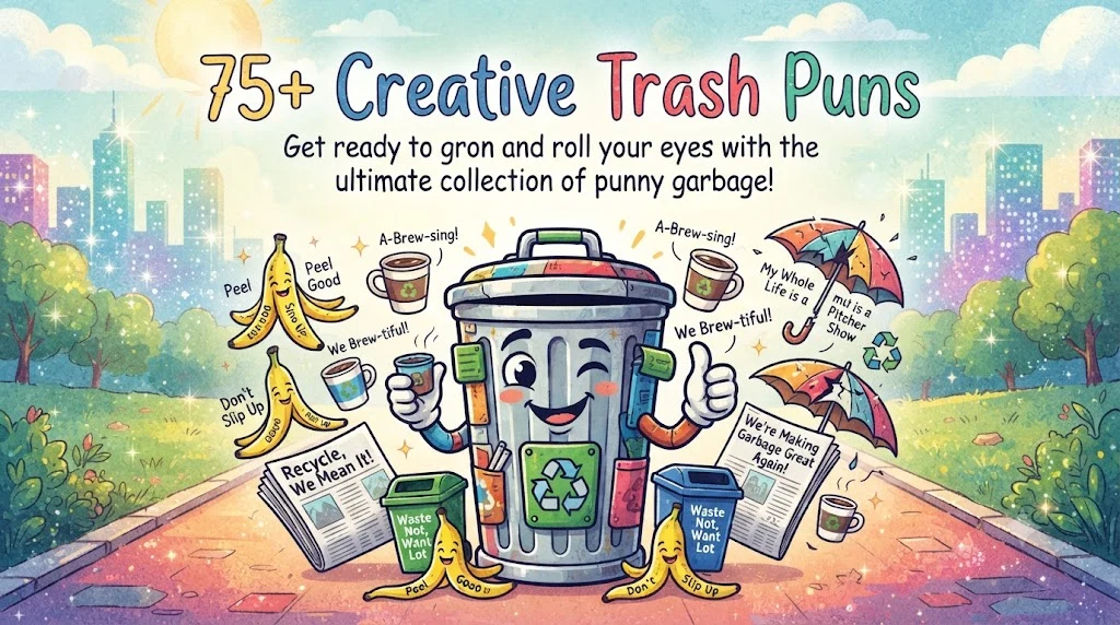 Creative Trash Puns