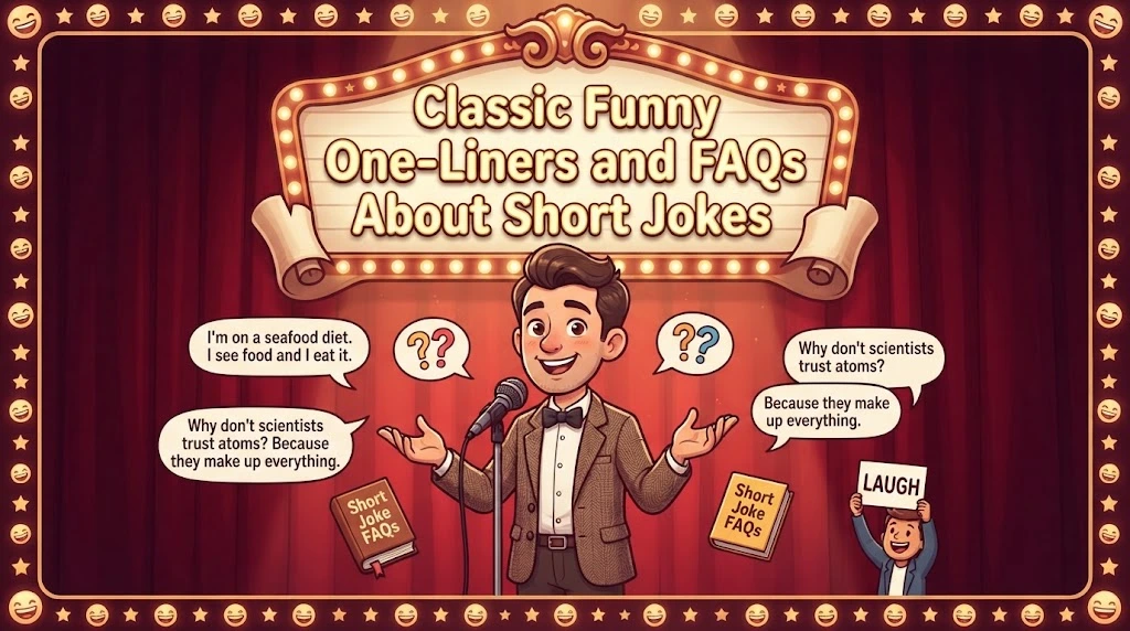 Classic Funny One-Liners and FAQs About Short Jokes