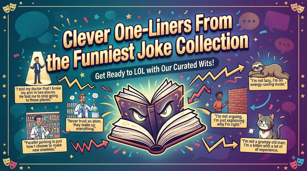 Clever One-Liners From the Funniest Joke Collection