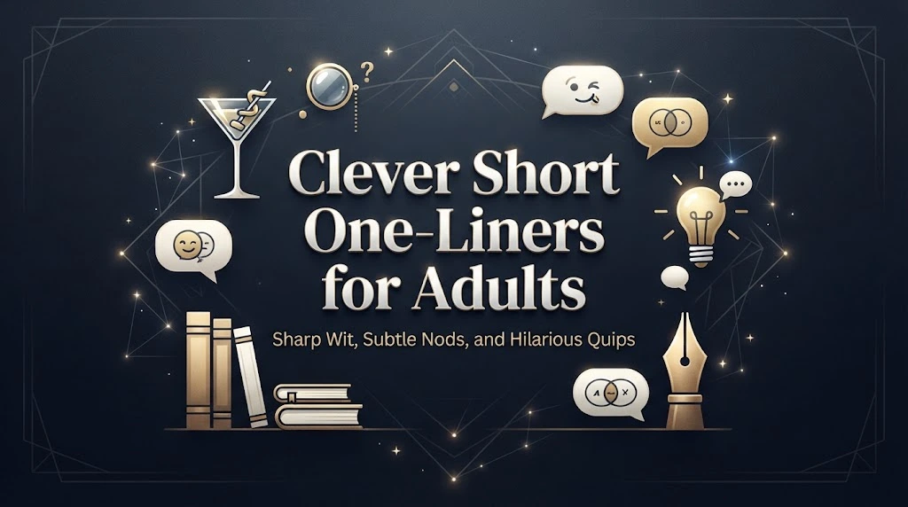 Clever Short One-Liners for Adults