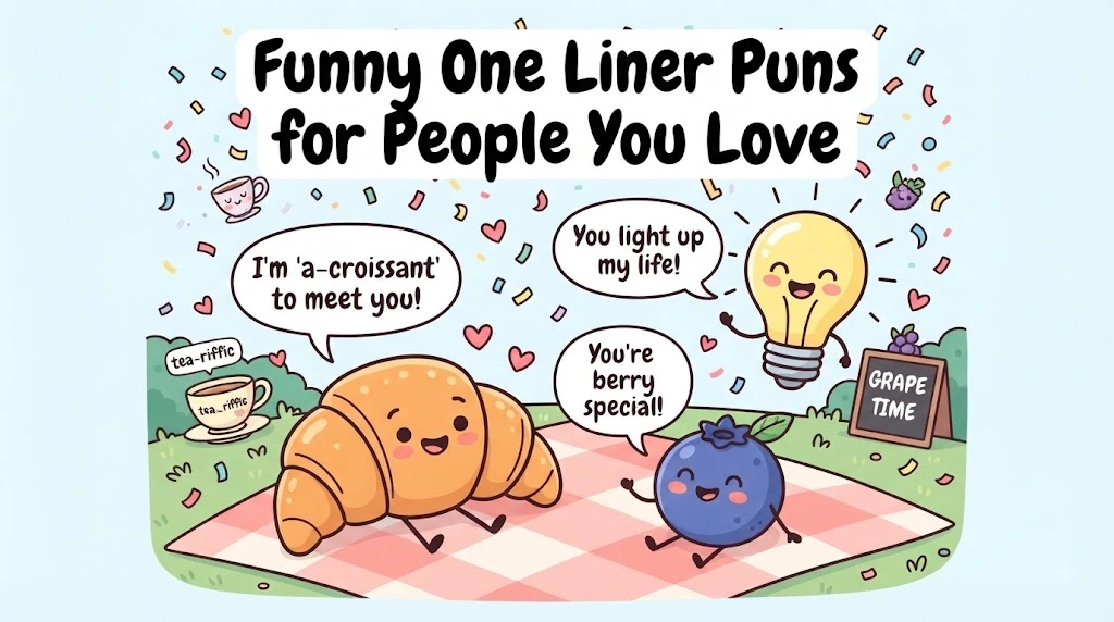 Funny One Liner Puns for People You Love