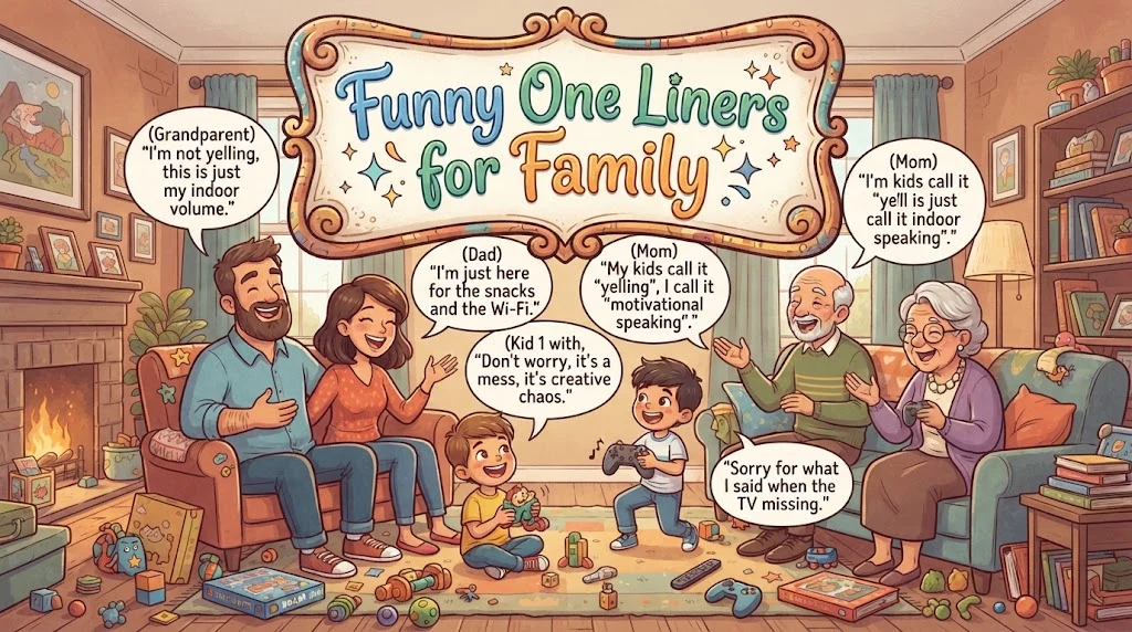 Funny One Liners for Family