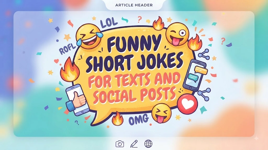 Funny Short Jokes for Texts and Social Posts