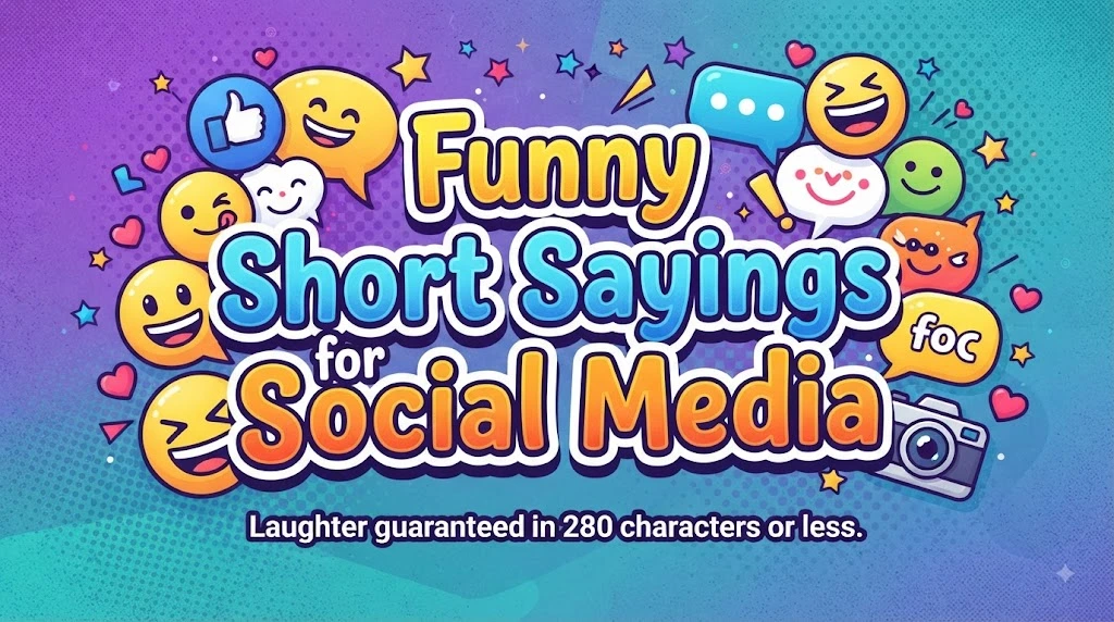 Funny Short Sayings for Social Media