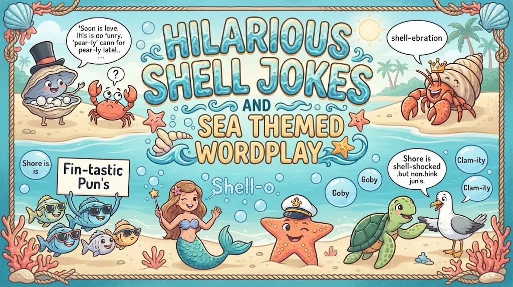 Hilarious Shell Jokes And Sea Themed Wordplay