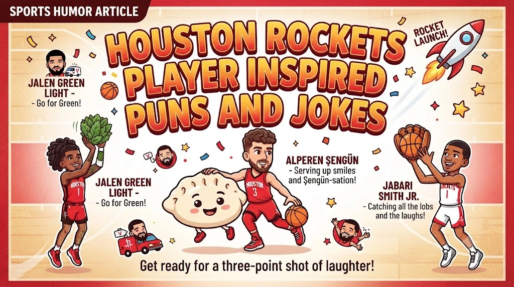 Houston Rockets Player Inspired Puns and Jokes