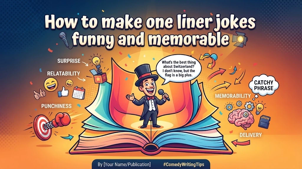 How to make one liner jokes funny and memorable