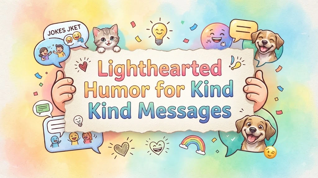 Lighthearted Humor for Kind Messages