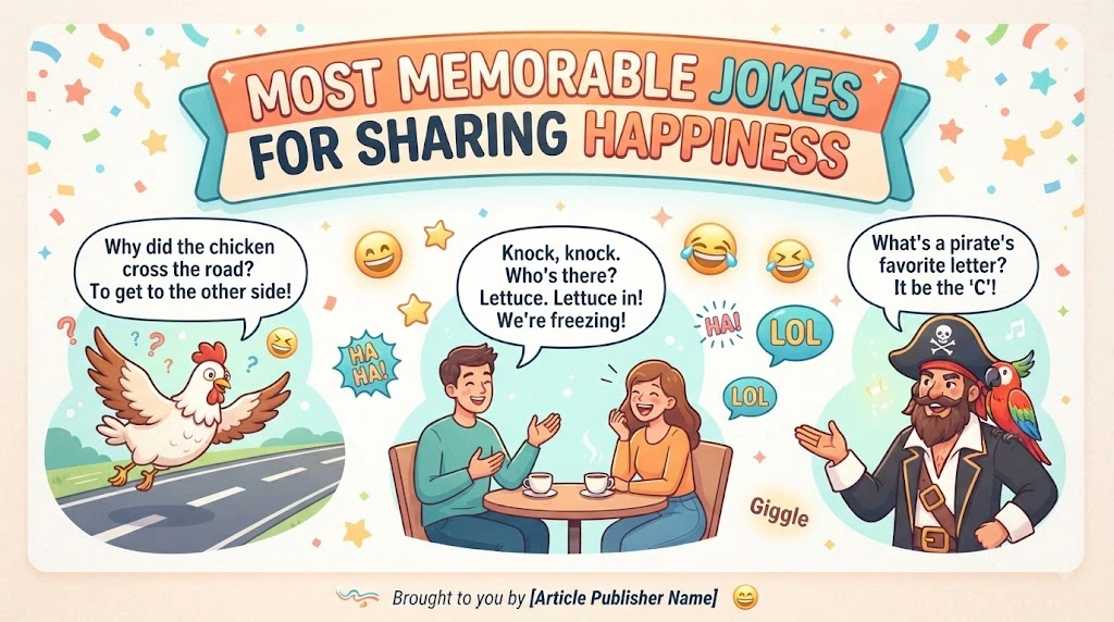 Most Memorable Jokes for Sharing Happiness