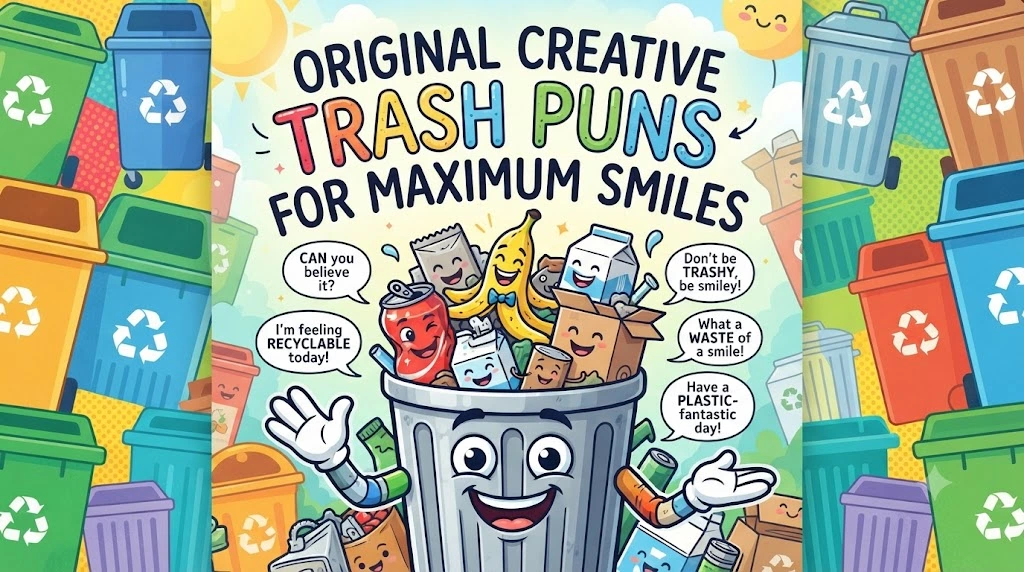 Original Creative Trash Puns For Maximum Smiles