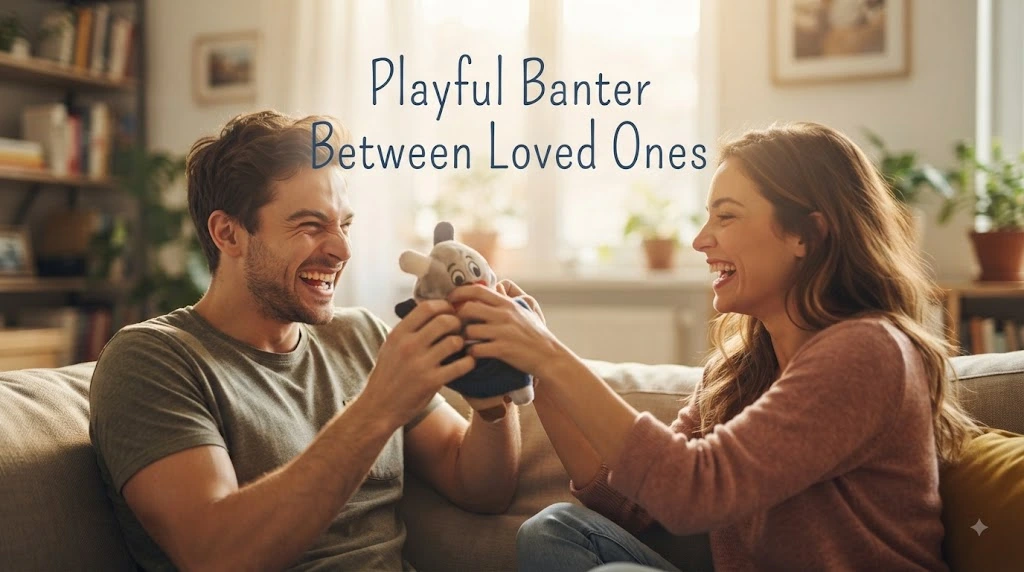 Playful Banter Between Loved Ones