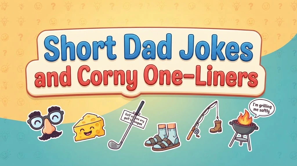 Short Dad Jokes and Corny One-Liners