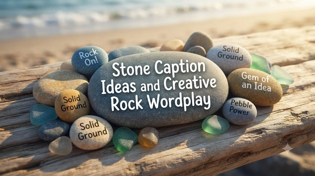 Stone Caption Ideas and Creative Rock Wordplay
