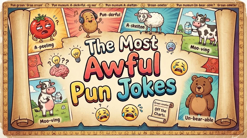 The Most Awful Pun Jokes.
